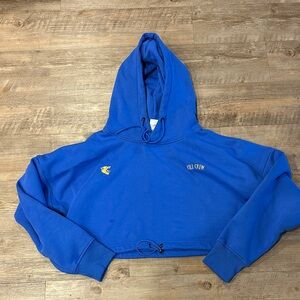 Kill Crew Blue Cropped Hoodie